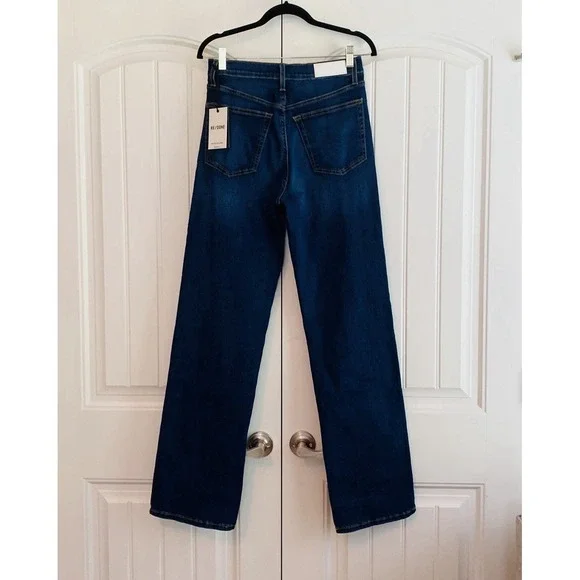 RE / Done‎ NWT 90s High Rise Loose Jeans in Deep Faded Blue Women's Size 26 NEW - Picture 4 of 12